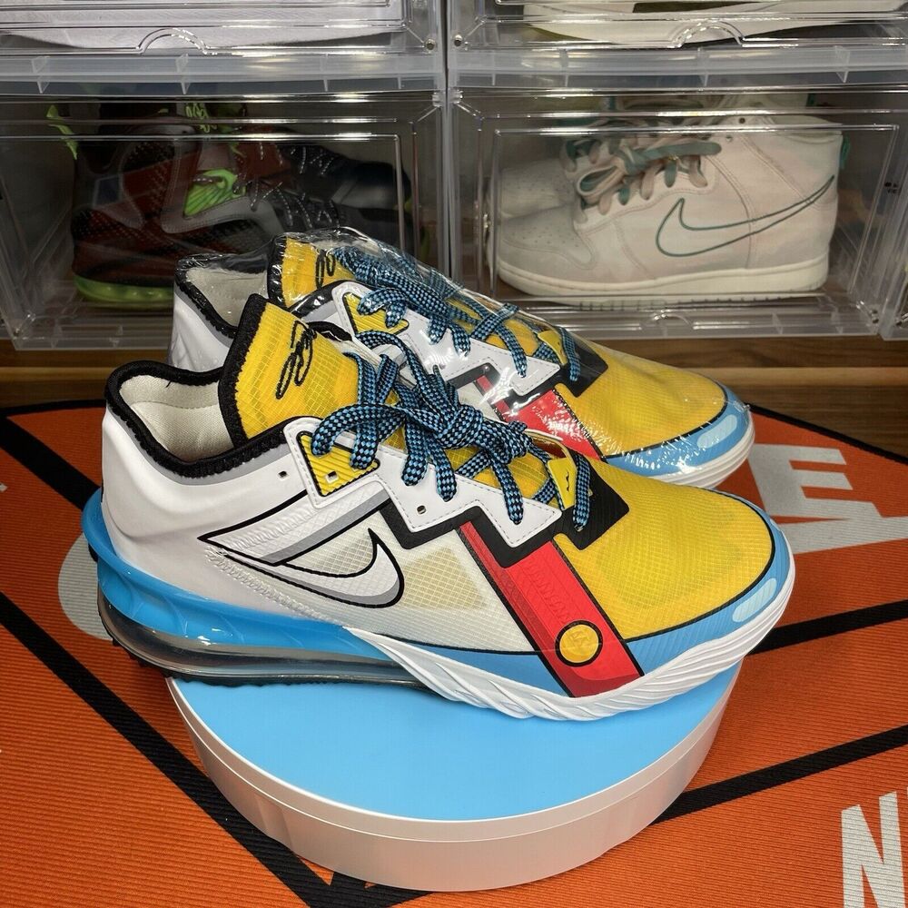 Size 10.5- Nike LeBron 18 XVIII Low - Stewie Griffin SOLD - Picture 4 of 11